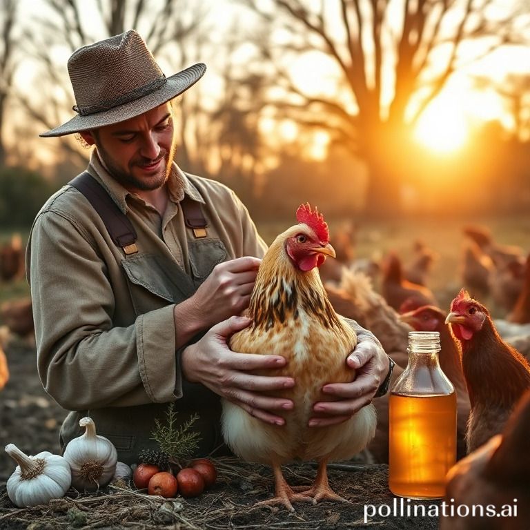 Gape worm treatment for chickens